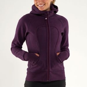 Lululemon Scuba Zip Hoodie Plum Size 4